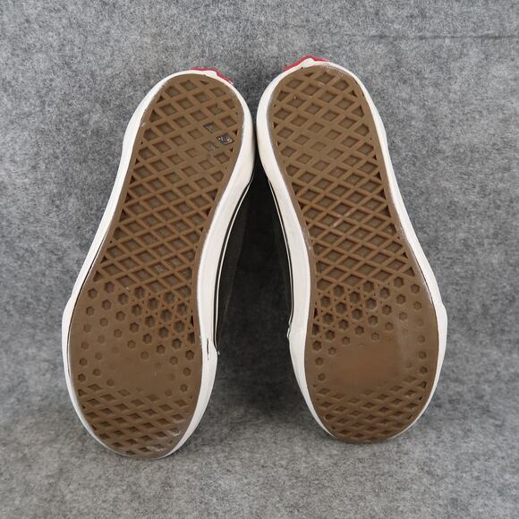 Vans Shoes Womens 8 Sneakers Old Skool Skate Casual Low Canvas Suede Black - Picture 12 of 13